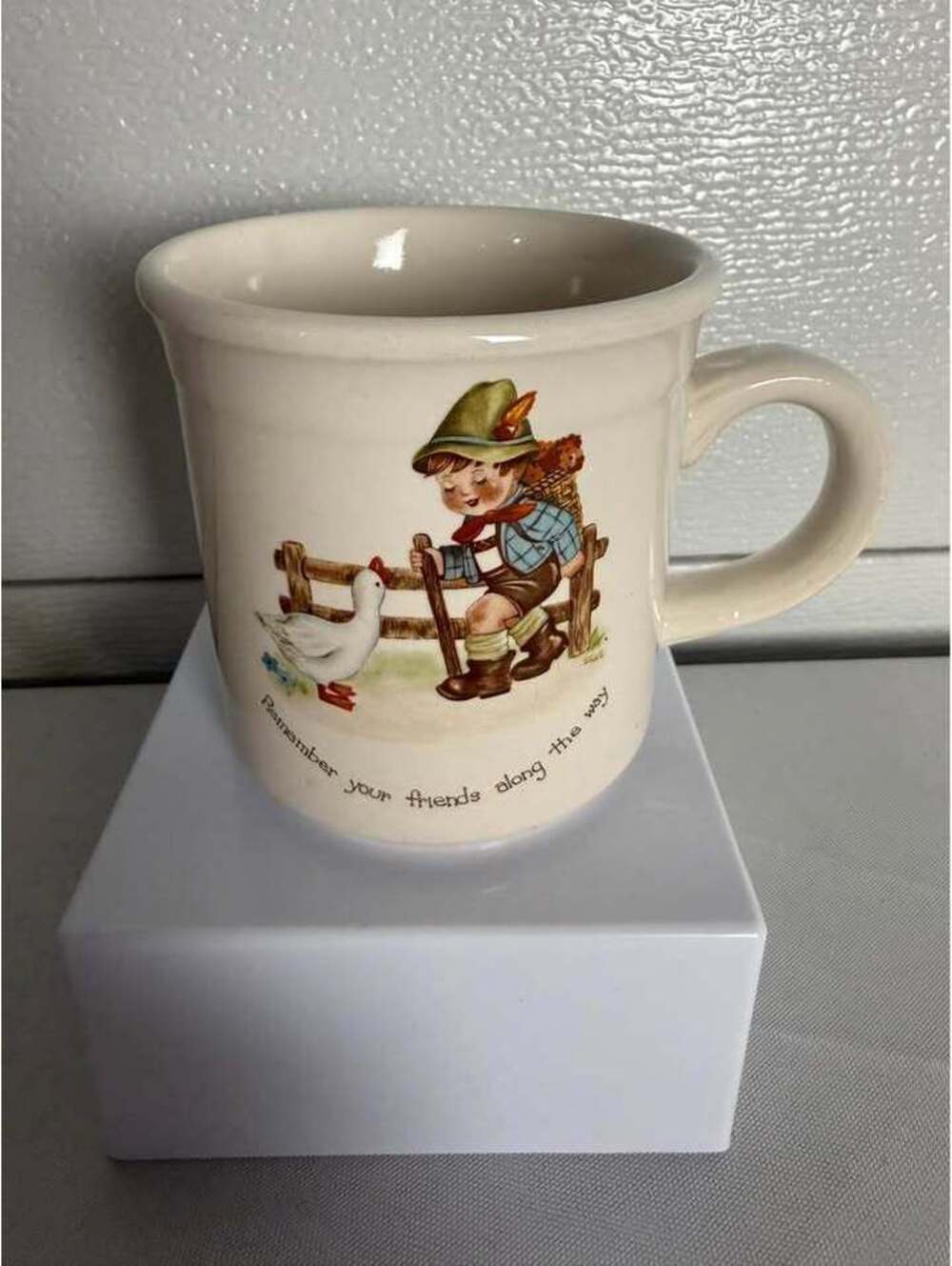 Biltons England Hummel Style Boy and Goose Coffee Mug